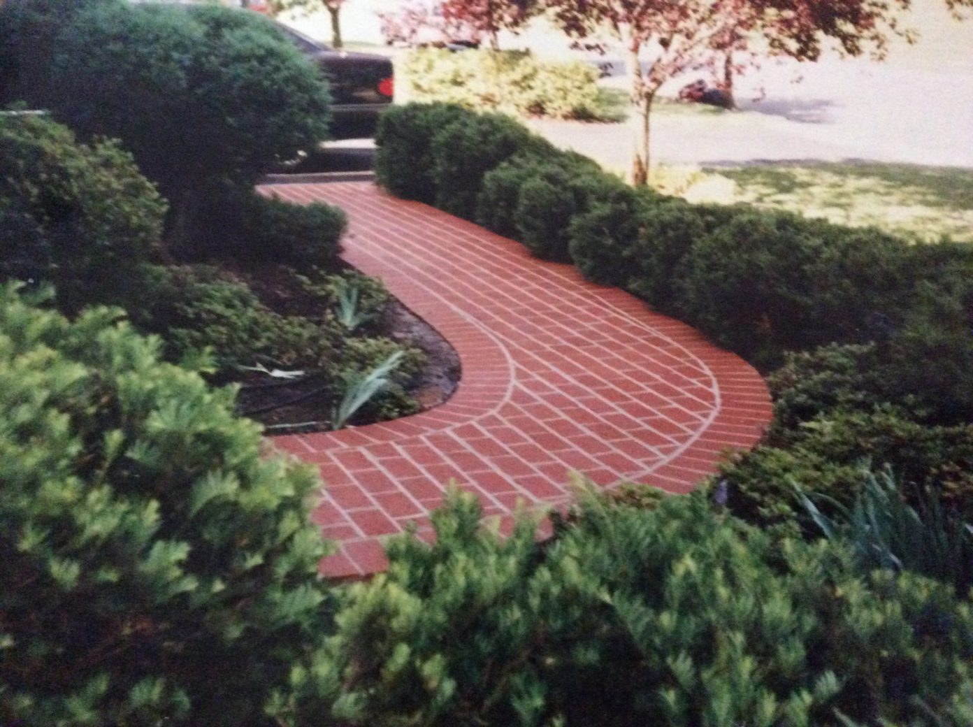 Image of brick walkway installed and repairs by Capital Masonry
