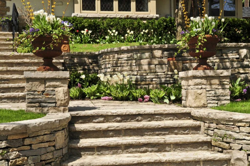 retaining walls and garden walls Capital Masonry McLean VA