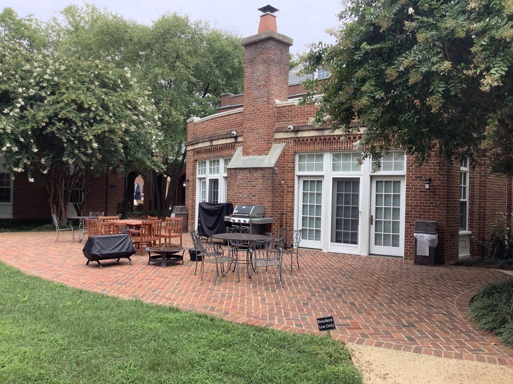 Image of Backyard Living Space in Brick